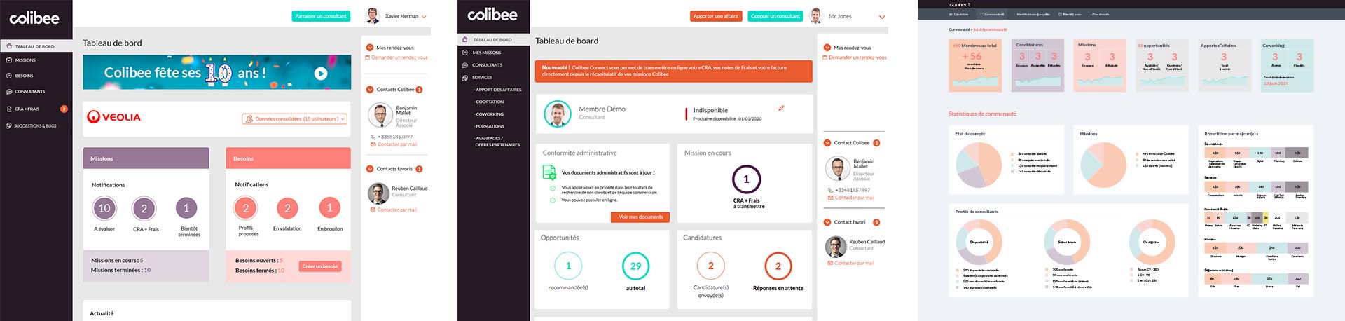 colibee connect interfaces